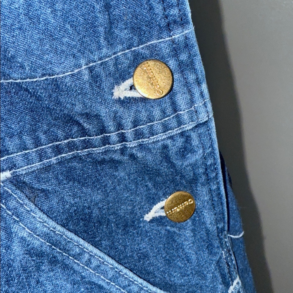Carhartt Vintage Denim Cut Off Overalls - Picture 5 of 10